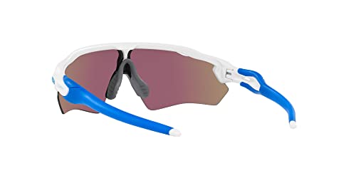 Oakley Youth OJ9001 Radar EV XS Path Rectangular Sunglasses, Matte White/Prizm Sapphire, 58 mm