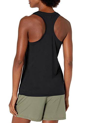 Amazon Essentials Women's Tech Stretch Racerback Tank Top (Available in Plus Size), Pack of 2, Black/Grey Camo, Large