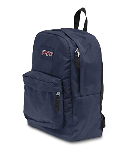 JanSport, Superbreak Backpack, Navy Blue, One Size.