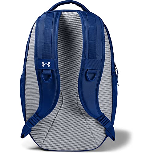 Under Armour unisex-adult Hustle 5.0 Backpack , Royal (400)/Silver , One Size Fits All