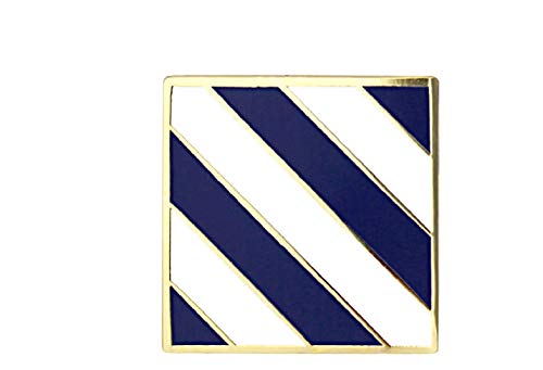 United States Army 3rd Division 1" Lapel Pin