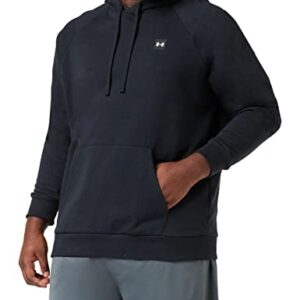 Under Armour Mens Rival Fleece Hoodie , Black (001)/Onyx White , Small
