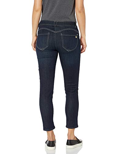 Democracy womens Petite "Ab"solution Crop Jeans, Dark Indigo, 14 Petite US