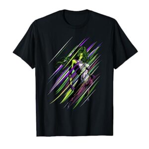 Marvel She-Hulk Lined Portrait T-Shirt