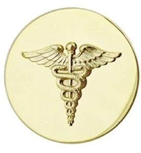 medical corps united states army enlisted branch of insignia 1" lapel pin
