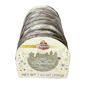 Wicklein Original Nürnberger Gingerbread, Fine Oblaten Glazed Lebkuchen, German Cookies, 200g