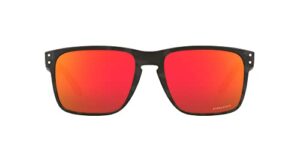 oakley men's oo9417 holbrook xl square sunglasses, matte black camouflage/prizm ruby, 59 mm