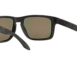 Oakley Men's OO9417 Holbrook XL Square Sunglasses, Matte Black Camouflage/Prizm Ruby, 59 mm