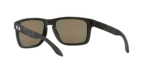 Oakley Men's OO9417 Holbrook XL Square Sunglasses, Matte Black Camouflage/Prizm Ruby, 59 mm