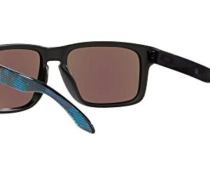 Oakley Men's Oo9102 Holbrook Square Sunglasses, Hi Res Blue Camo/Prizm Sapphire, 57 mm