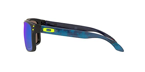 Oakley Men's Oo9102 Holbrook Square Sunglasses, Hi Res Blue Camo/Prizm Sapphire, 57 mm