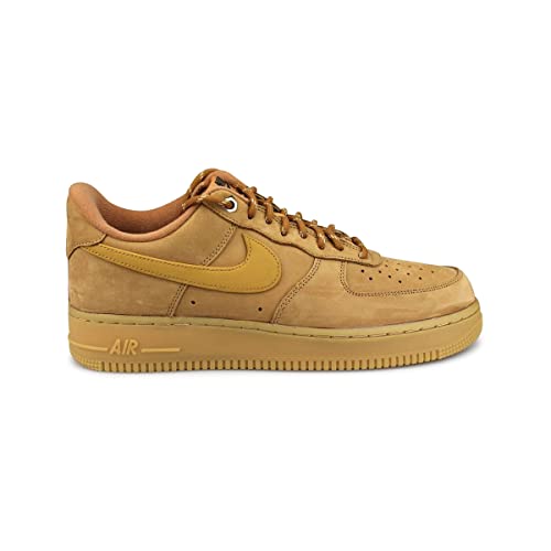 Nike mens Air Force 1 '07, Flax/Wheat/Gum/Lightbrown, 8