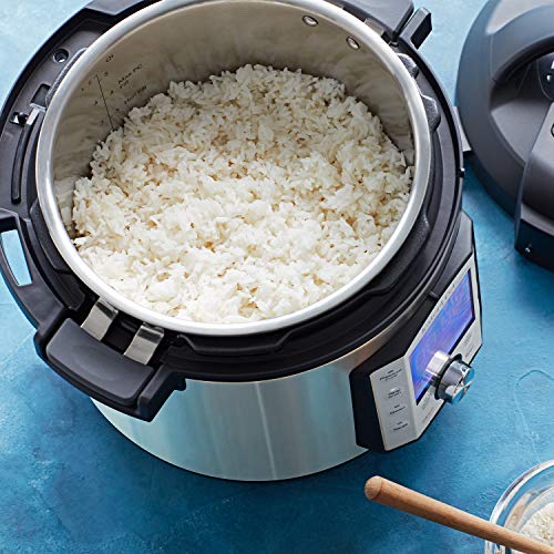 Instant Pot Stainless Steel Inner Cooking Pot with Handles, 6-Qt, Polished Surface, Rice Cooker, Stainless Steel Cooking Pot, Use with 6-Qt Duo Evo ,Pro & Pro Crisp