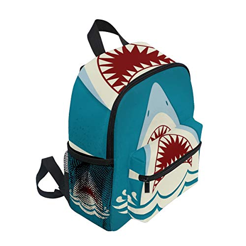 Kids Backpack Shark Tooth Jaws for Toddler Boy Girls Age 3-7