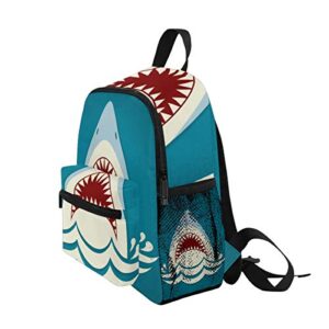 Kids Backpack Shark Tooth Jaws for Toddler Boy Girls Age 3-7