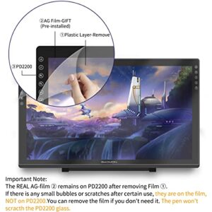 GAOMON PD2200 130% sRGB Full-Laminated Pen Display with 8192 Battery-Free Tilt-Support Stylus 8 Touch Buttons -21.5'' Graphics Drawing Tablet Monitor with Adjustable Stand