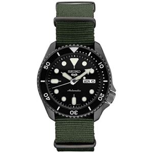 seiko srpd91 seiko 5 sports men's watch green 42.5mm stainless steel