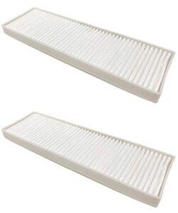 nispira post motor replacement hepa filter compatible with bissell style 7, 9, 16 upright vacuum part 32076. fits cleanview and powerglide model. 2 packs