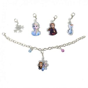 frozen 2 girls add a charm bracelet gift set 6pc