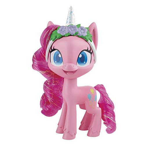 My Little Pony Pinkie Pie Potion Dress Up Figure -- 5-Inch Pink Pony Toy with Dress-Up Fashion Accessories, Brushable Hair and Comb