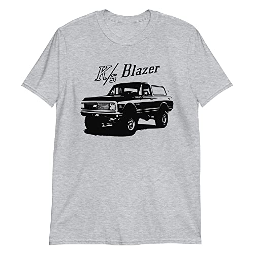 1971 Chevy K5 Blazer Short-Sleeve Unisex T-Shirt Sport Grey