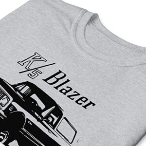 1971 Chevy K5 Blazer Short-Sleeve Unisex T-Shirt Sport Grey