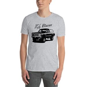 1971 Chevy K5 Blazer Short-Sleeve Unisex T-Shirt Sport Grey