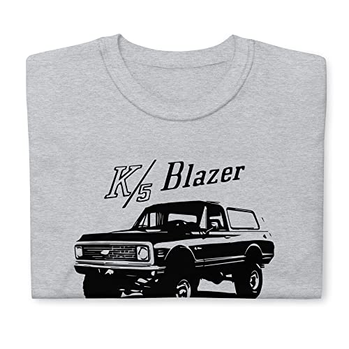 1971 Chevy K5 Blazer Short-Sleeve Unisex T-Shirt Sport Grey