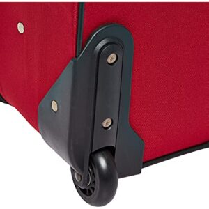 AMERICAN TOURISTER Fieldbrook XLT Softside Upright Luggage, Red/Black, Carry-On 21-Inch