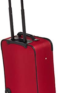 AMERICAN TOURISTER Fieldbrook XLT Softside Upright Luggage, Red/Black, Carry-On 21-Inch