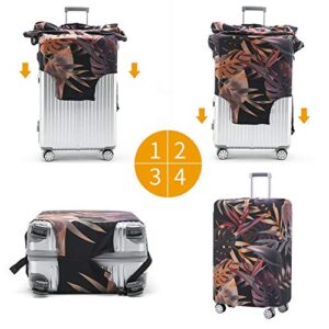 TRAVEL KIN Luggage Cover Washable Suitcase Protector Anti-scratch Suitcase cover Fits 18-32 Inch Luggage