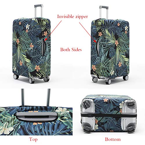 TRAVEL KIN Luggage Cover Washable Suitcase Protector Anti-scratch Suitcase cover Fits 18-32 Inch Luggage