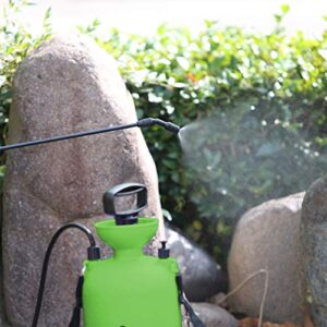 Lawn and Garden Portable Sprayer, 1.3 Gallon - Pump Pressure Sprayer Includes Shoulder Strap, 5L