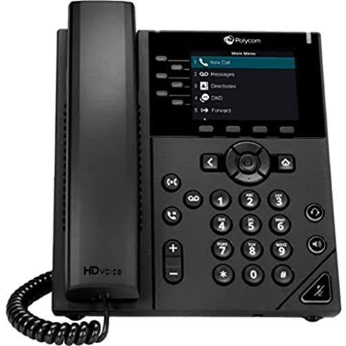 Polycom VVX 350 Business IP Phone (Power Supply Not Included) (Renewed)