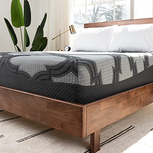 Signature Design by Ashley California King Size 14 Inch Hybrid Mattress with Cooling Gel Memory Foam and Lumbar Support Form