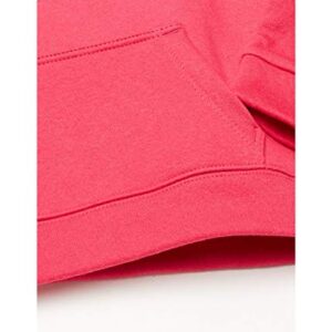 Nike Baby Girl's Sueded Fleece Iridescent Logo Pullover Hoodie (Toddler) Rush Pink 2 Toddler