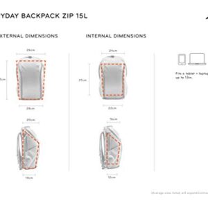 Peak Design Everyday Backpack Zip 15L Bone, Carry-on Backpack with Laptop Sleeve (BEDBZ-15-BO-2)