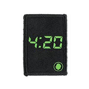 Dime Bags Interchangeable Accessory Patches | Removable Patches for Dime Bags Customization (4:20, MJ Leaf, Sirron Norris Dog)