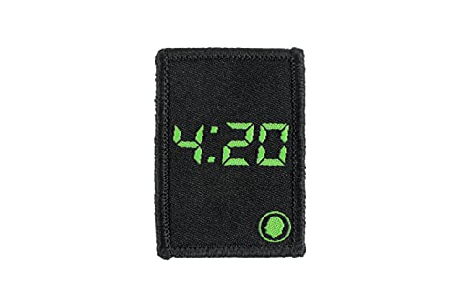 Dime Bags Interchangeable Accessory Patches | Removable Patches for Dime Bags Customization (4:20, MJ Leaf, Sirron Norris Dog)