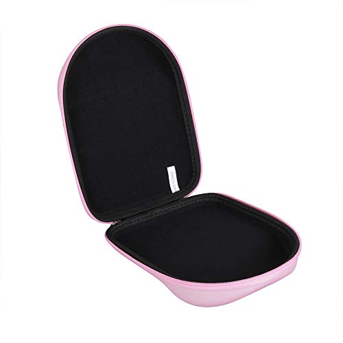 Hermitshell Hard Travel Case for iClever Boostcare Kids Headphones Girls - Cat Ear Wired Headphones for Kids on Ear (Pink)