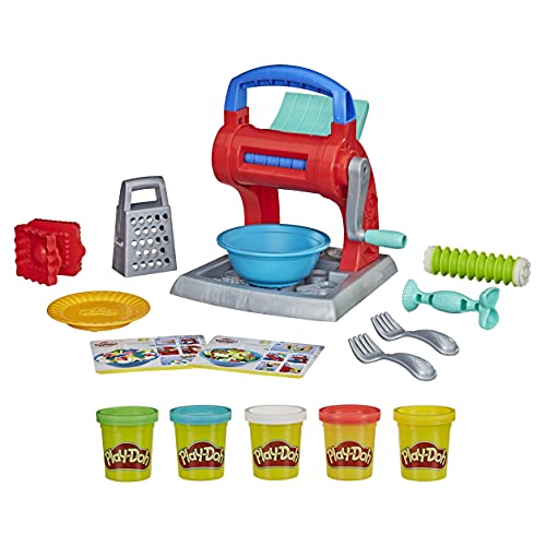 Play-Doh Kitchen Creations Noodle Party Playset for Kids 3 Years and Up with 5 Non-Toxic Colors