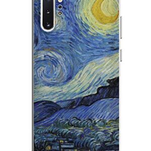Inspired Cases - 3D Textured Galaxy Note 10 Plus Case - Rubber Bumper Cover - Protective Phone Case for Samsung Galaxy Note 10 Plus - Vincent Van Gogh - Starry Night