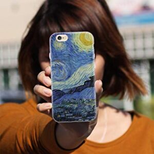 Inspired Cases - 3D Textured Galaxy Note 10 Plus Case - Rubber Bumper Cover - Protective Phone Case for Samsung Galaxy Note 10 Plus - Vincent Van Gogh - Starry Night