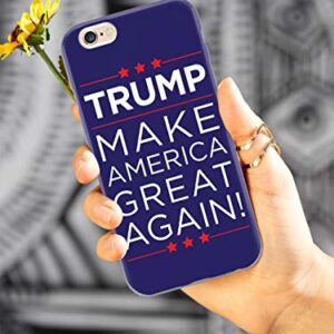 Inspired Cases - 3D Textured Galaxy Note 10 Case - Rubber Bumper Cover - Protective Phone Case for Samsung Galaxy Note 10 - Trump - Make America Great Again - Blue