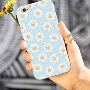 Inspired Cases - 3D Textured Galaxy Note 10 Plus Case - Rubber Bumper Cover - Protective Phone Case for Samsung Galaxy Note 10 Plus - Watercolor Daisy Pattern - White