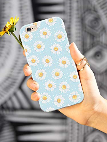 Inspired Cases - 3D Textured Galaxy Note 10 Plus Case - Rubber Bumper Cover - Protective Phone Case for Samsung Galaxy Note 10 Plus - Watercolor Daisy Pattern - White