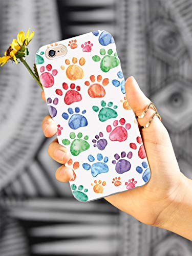 Inspired Cases - 3D Textured Galaxy Note 10 Plus Case - Rubber Bumper Cover - Protective Phone Case for Samsung Galaxy Note 10 Plus - Watercolor Paw Prints