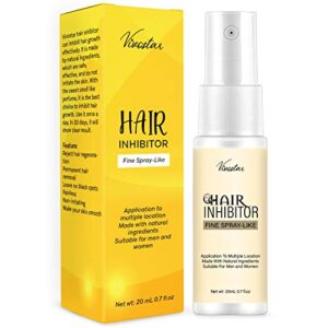 hair inhibitor, painless hair regrowth inhibitor spray, apply after hair removal, non-irritating hair inhibitor, for face, arm, leg, armpit, make your skin smooth