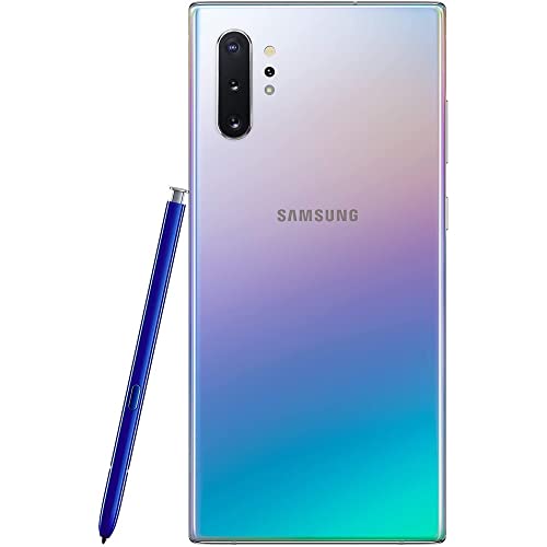 Samsung Galaxy Note 10+ Plus 256GB with S Pen Aura Glow/Silver (Factory Unlocked for GSM & CDMA, 6.8 Inch Display, U.S. Warranty) SM-N975UZKAXAA