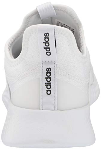 adidas Women's Puremotion Adapt Running Shoe, White/Black/Dove Grey, 8